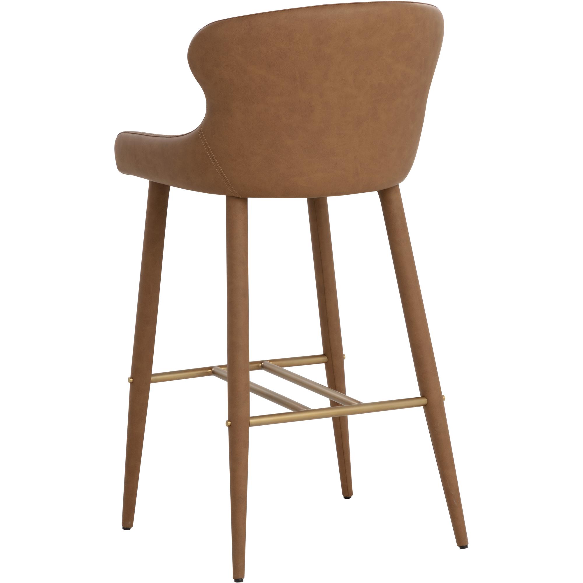 Evora Barstool - Milliken Cognac 4 Evora Barstool - Milliken Cognac - Image 4
