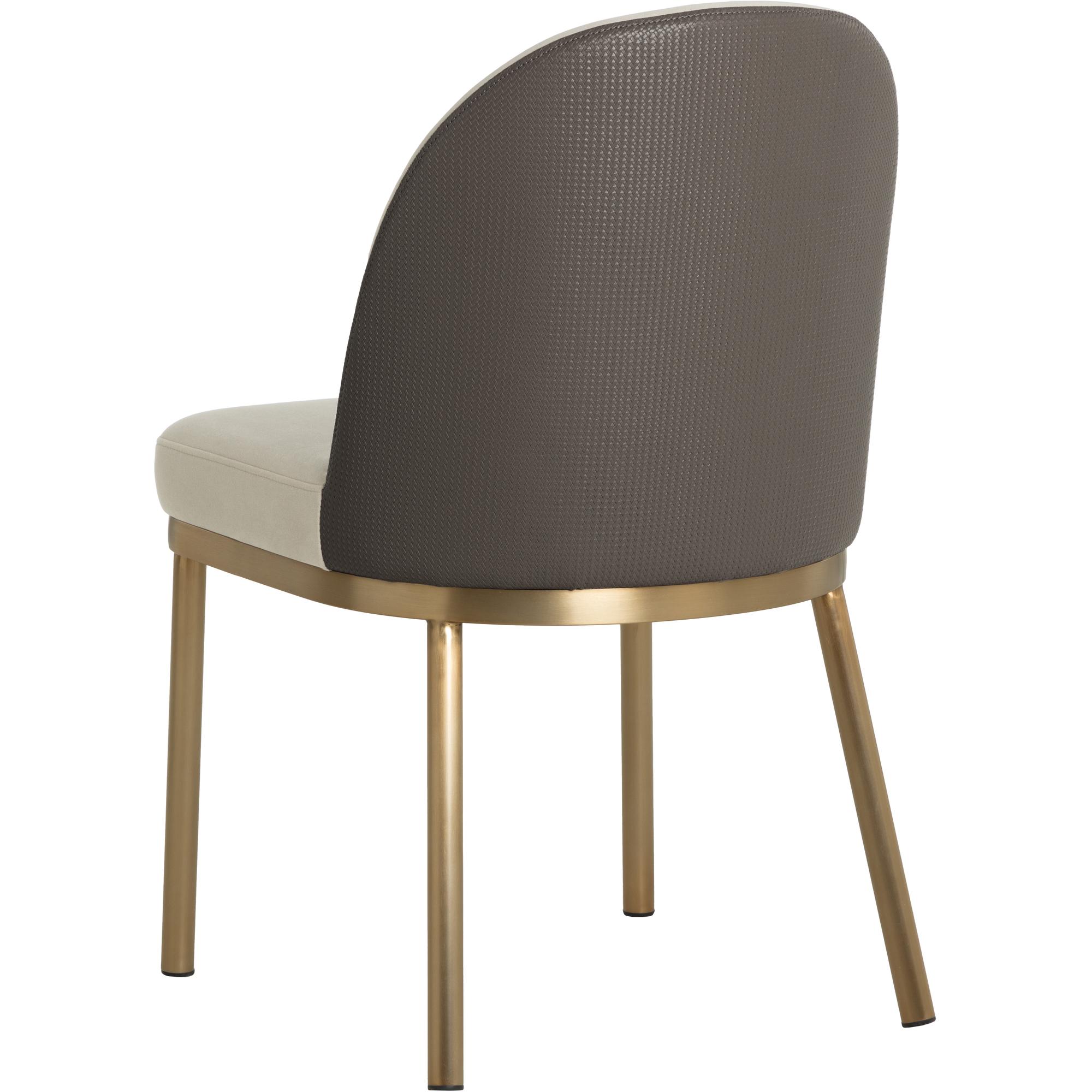 Lavania Dining Chair - Meg Taupe / Porcini Taupe 4 Lavania Dining Chair - Meg Taupe / Porcini Taupe - Image 4