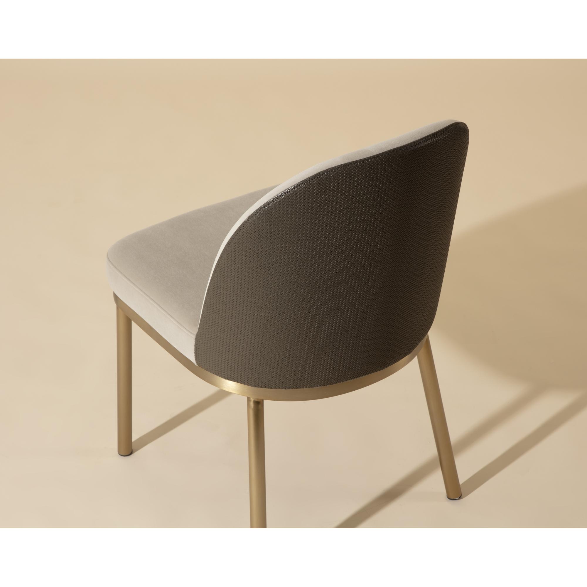 Lavania Dining Chair - Meg Taupe / Porcini Taupe 8 Lavania Dining Chair - Meg Taupe / Porcini Taupe - Image 8