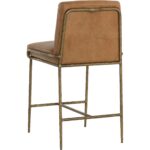 Lathan Counter Stool - Tan Leather 112227 112227 LATHAN COUNTER STOOL TAN LEATHER 23