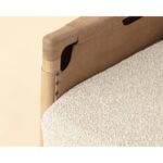 Calloway Lounge Chair - Light Oak - Santa Cruz Oatmeal / Nubuck Tan Leather 112247 112247 CALLOWAY LOUNGE CHAIR LIGHT OAK SANTA CRUZ OATMEAL NUBUCK CARAMEL LEATHER 6