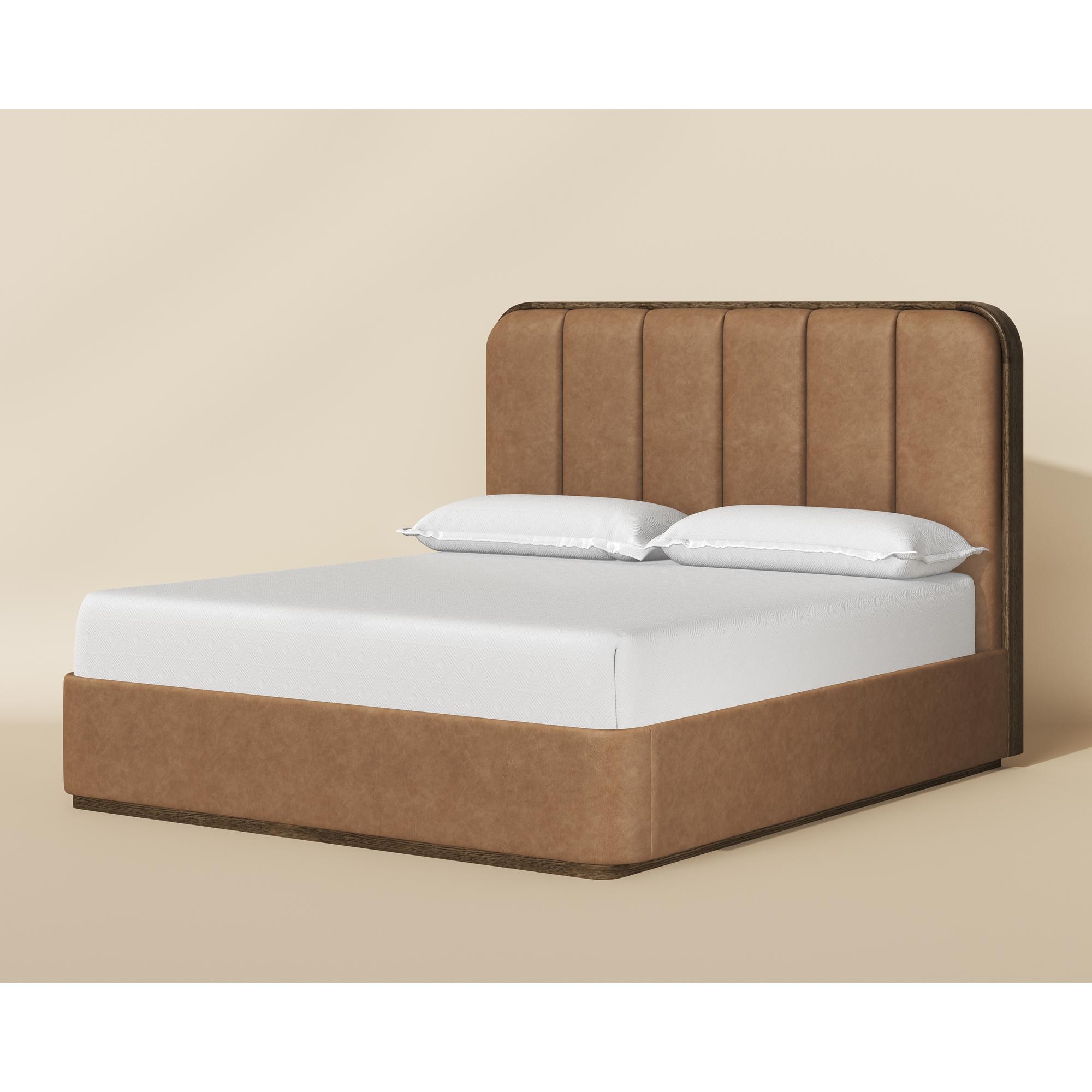 Jamille Bed - King - Milliken Cognac 4 Jamille Bed - King - Milliken Cognac - Image 4
