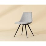 Lipa Dining Chair - Black - Belfast Heather Grey / Rosemary 112263 112263 LIPA DINING CHAIR BLACK BELFAST HEATHER GREY ROSEMARY