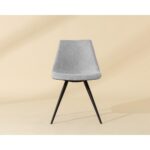 Lipa Dining Chair - Black - Belfast Heather Grey / Rosemary 112263 112263 LIPA DINING CHAIR BLACK BELFAST HEATHER GREY ROSEMARY 1