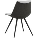 Lipa Dining Chair - Black - Belfast Heather Grey / Rosemary 112263 112263 LIPA DINING CHAIR BLACK BELFAST HEATHER GREY ROSEMARY 23