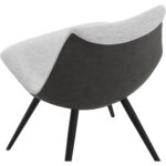 Lipa Dining Chair - Black - Belfast Heather Grey / Rosemary 112263 112263 LIPA DINING CHAIR BLACK BELFAST HEATHER GREY ROSEMARY 26