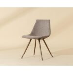 Lipa Dining Chair - Antique Bronze - Belfast Oyster Shell / Porpoise 112265 112265 LIPA DINING CHAIR ANTIQUE BRONZE BELFAST OYSTER SHELL PORPOISE