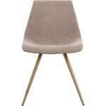 Lipa Dining Chair - Antique Bronze - Belfast Oyster Shell / Porpoise 112265 112265 LIPA DINING CHAIR ANTIQUE BRONZE BELFAST OYSTER SHELL PORPOISE 21