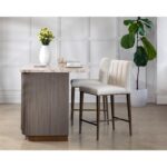 Wilbur Counter Stool - Geralt Linen 112277 112277 WILBUR COUNTER STOOL GERALT LINEN 5