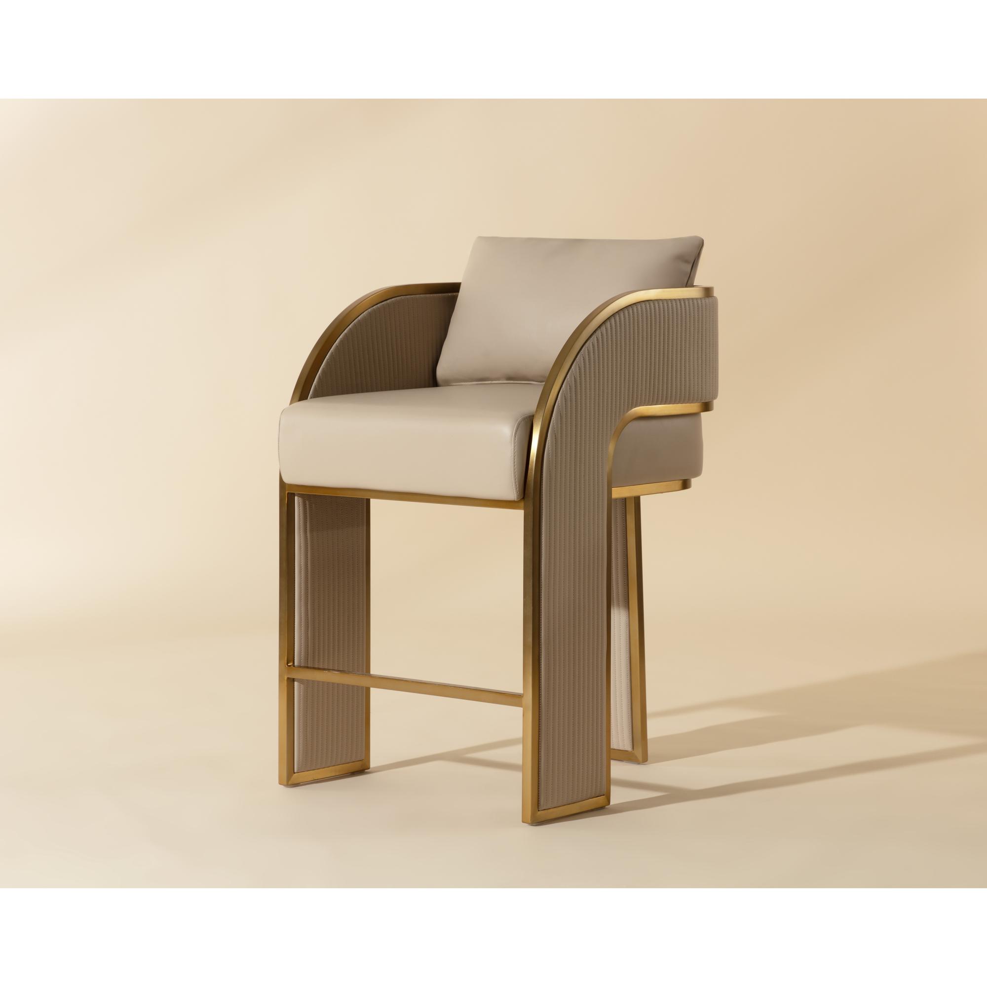 Baz Counter Stool - Napa Beige 6 Baz Counter Stool - Napa Beige - Image 6