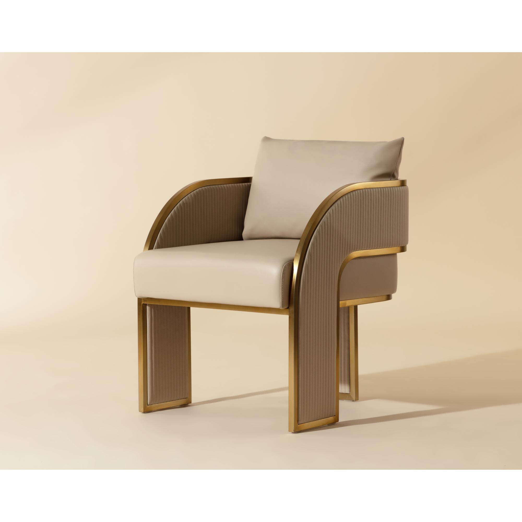 Baz Dining Armchair - Napa Beige 6 Baz Dining Armchair - Napa Beige - Image 6