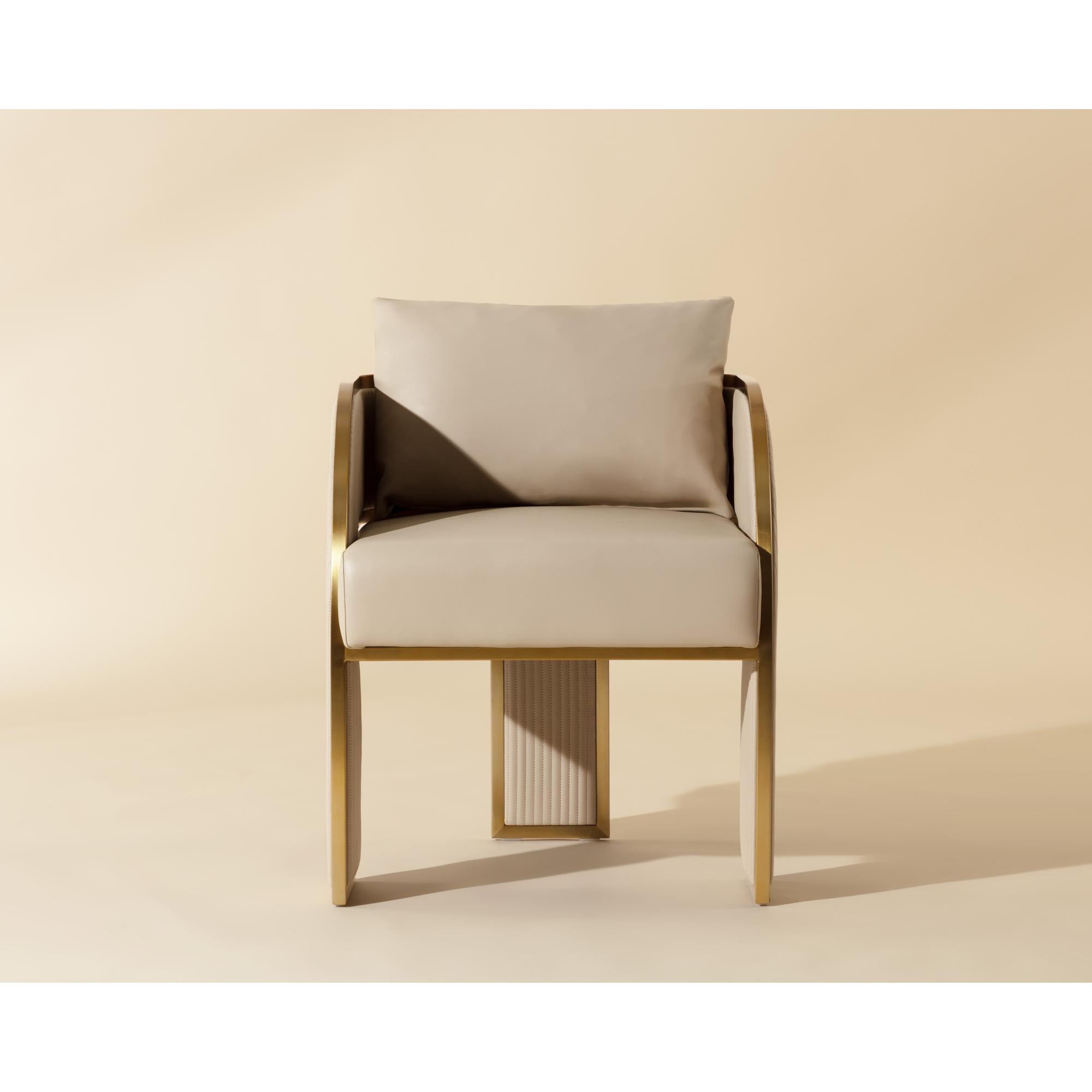 Baz Dining Armchair - Napa Beige 7 Baz Dining Armchair - Napa Beige - Image 7