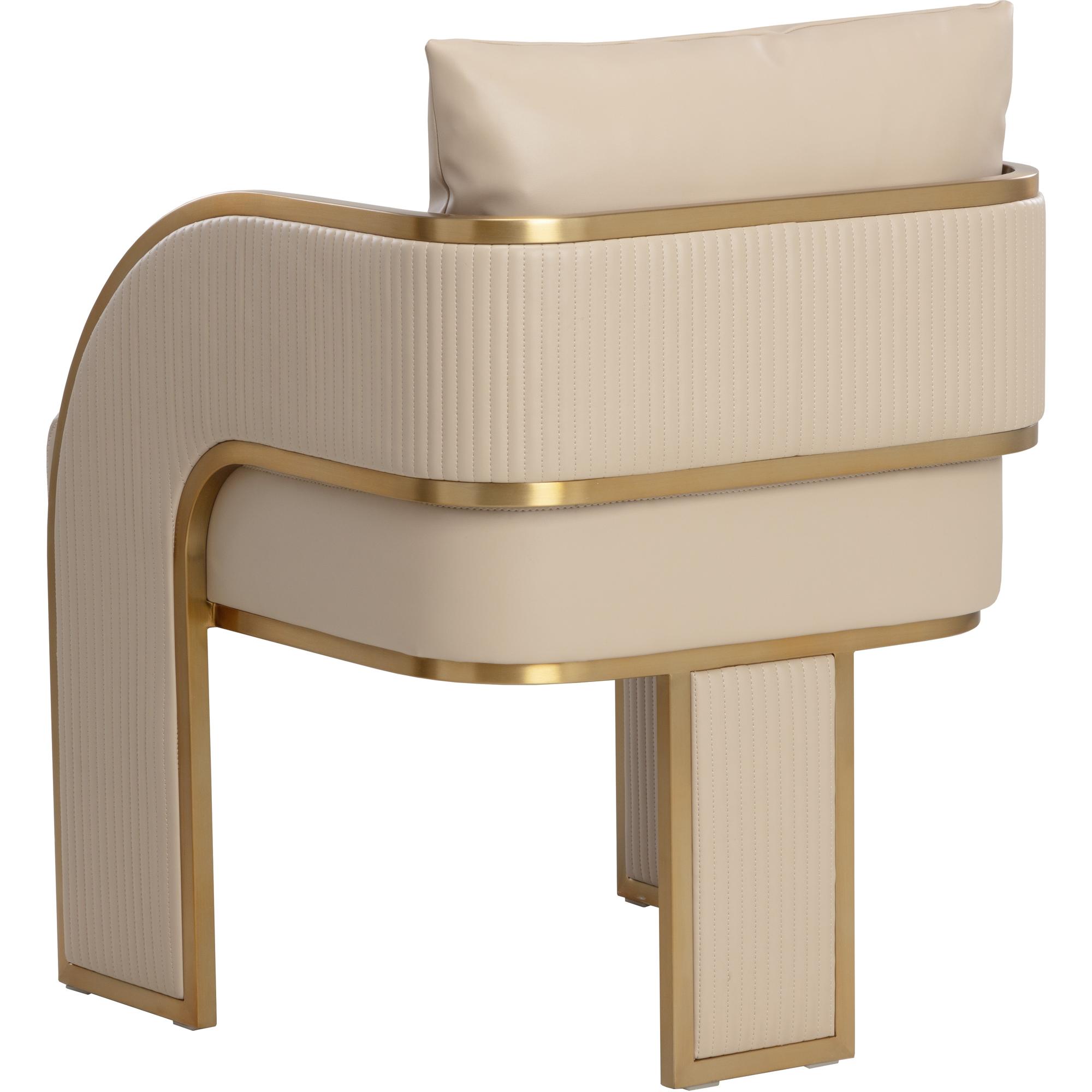 Baz Dining Armchair - Napa Beige 4 Baz Dining Armchair - Napa Beige - Image 4