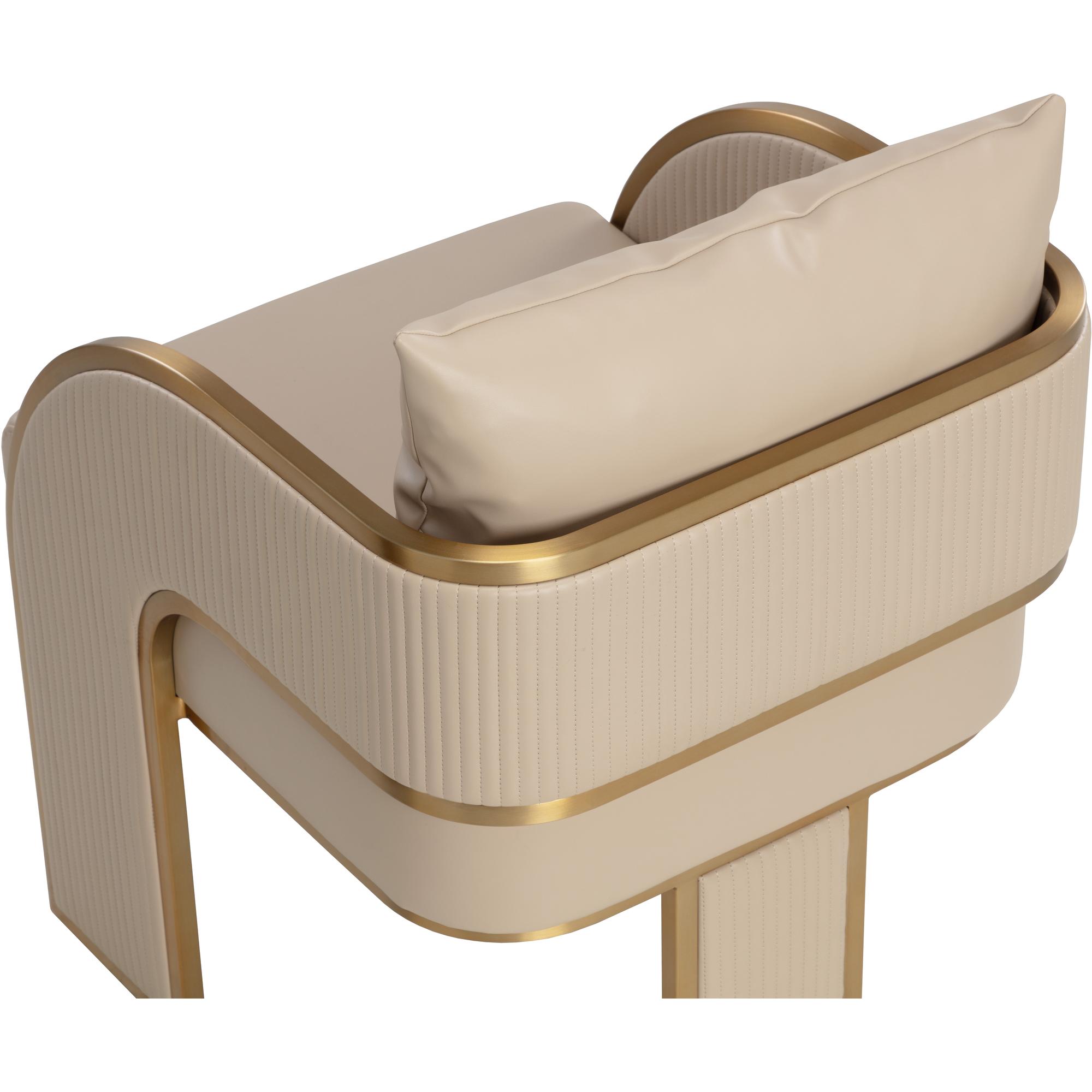 Baz Dining Armchair - Napa Beige 5 Baz Dining Armchair - Napa Beige - Image 5