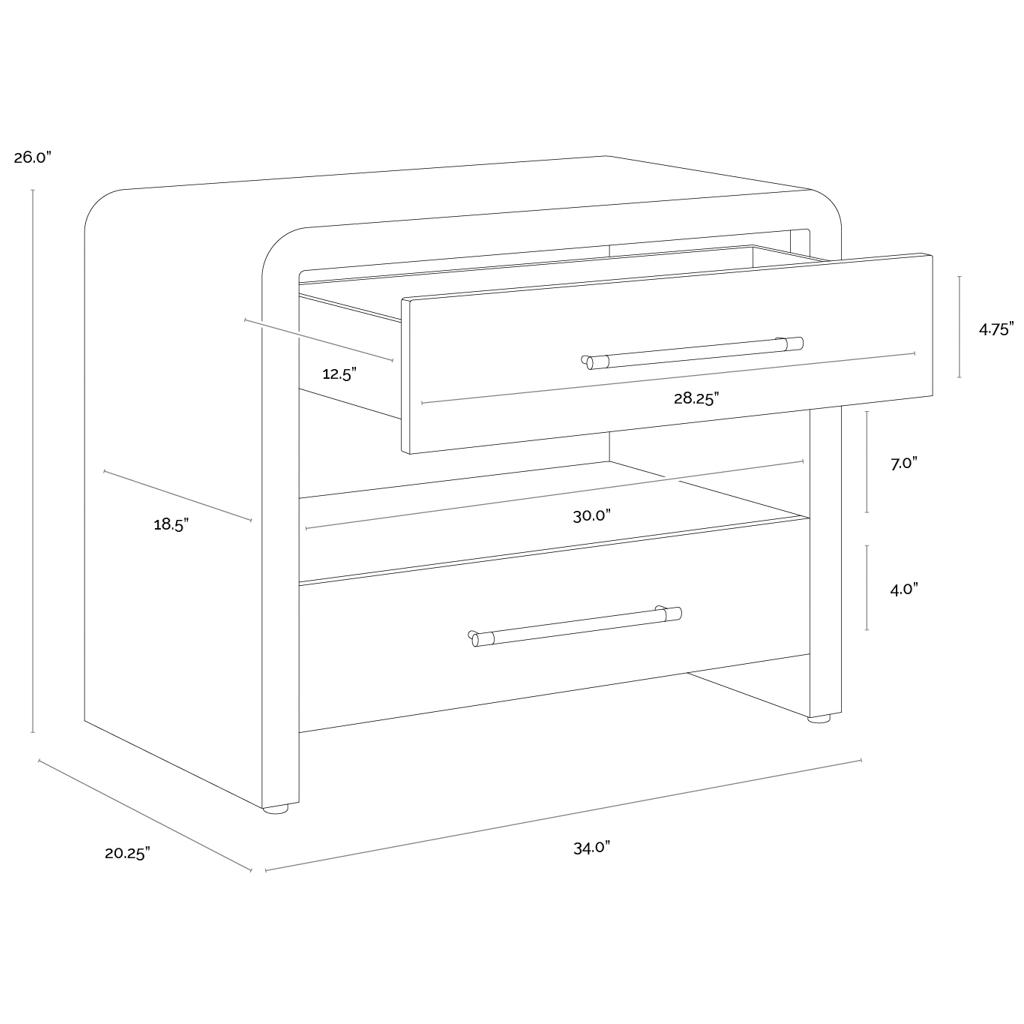 Atherton Nightstand - Sand 10 Atherton Nightstand - Sand - Image 10
