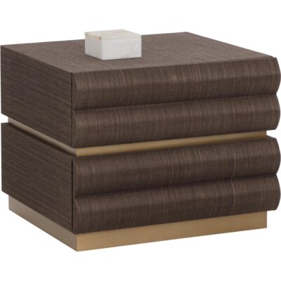 Subira Nightstand - Chocolate