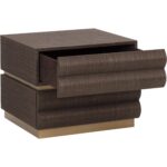 Subira Nightstand - Chocolate 112309 112309 SUBIRA NIGHTSTAND CHOCOLATE 23