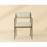 Leticia Dining Armchair - Geralt Linen 112313 112313 LETICIA DINING ARMCHAIR GERALT LINEN 1