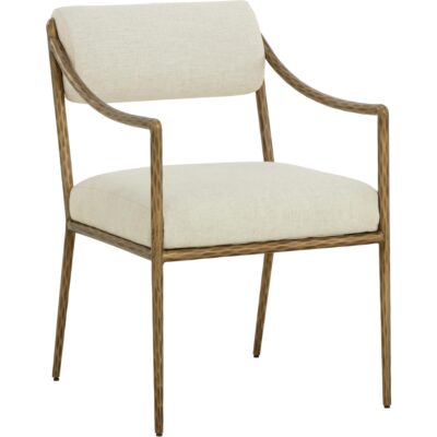 Leticia Dining Armchair - Geralt Linen