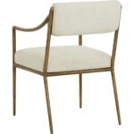 Leticia Dining Armchair - Geralt Linen 112313 112313 LETICIA DINING ARMCHAIR GERALT LINEN 23