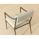 Leticia Dining Armchair - Geralt Linen 112313 112313 LETICIA DINING ARMCHAIR GERALT LINEN 6