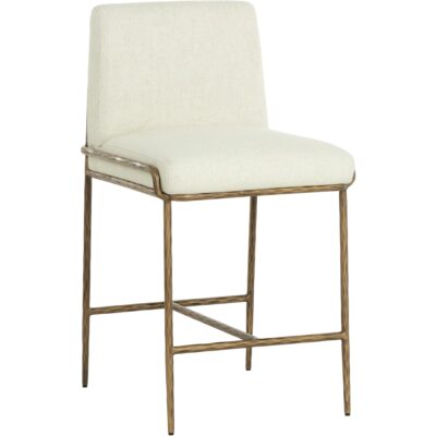 Lathan Counter Stool - Geralt Linen