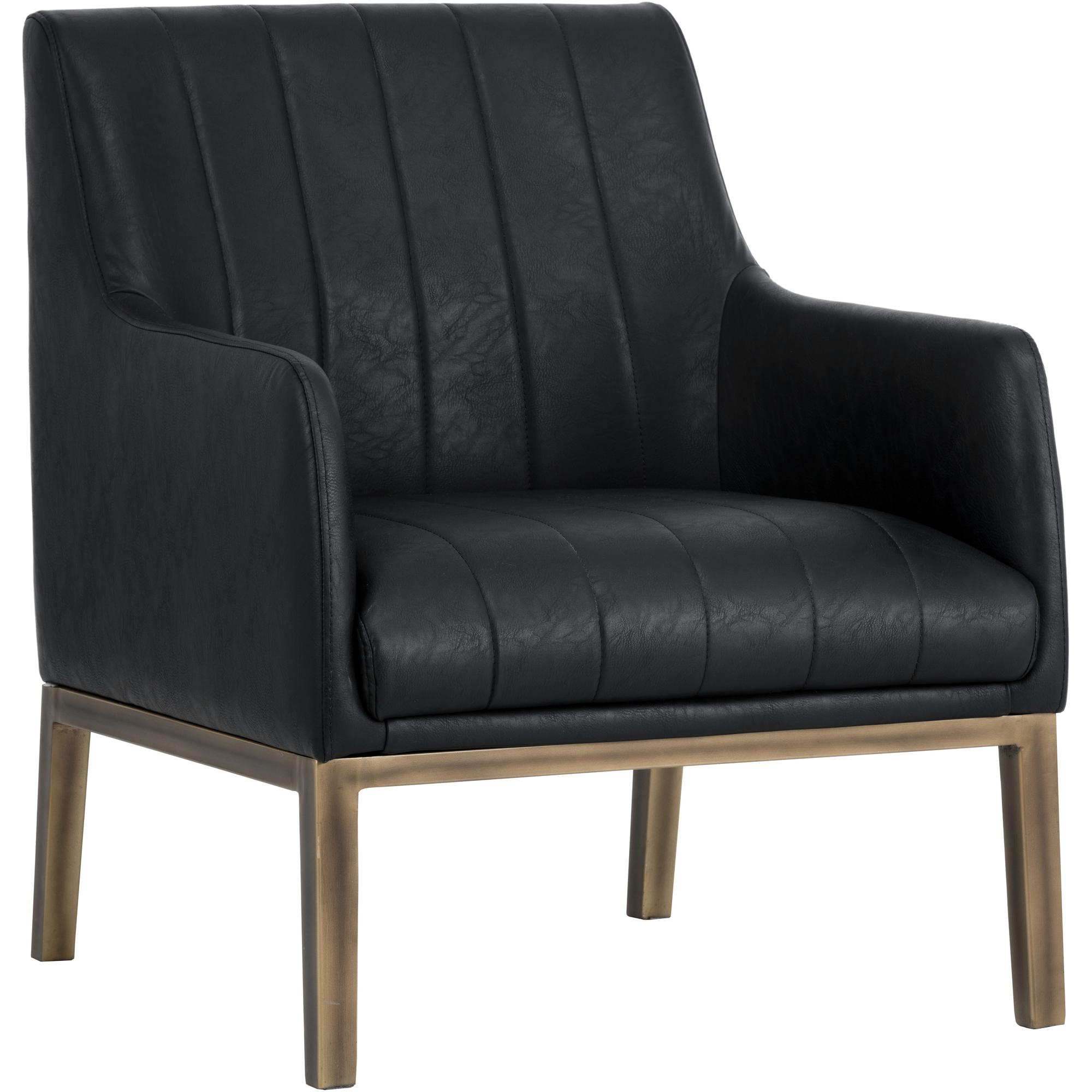 Wolfe Lounge Chair - Bravo Black 1 Wolfe Lounge Chair - Bravo Black