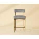 Seneca Counter Stool - Antique Brass - Polo Club Stone 112338 112338 SENECA COUNTER STOOL ANTIQUE BRASS POLO CLUB STONE 1