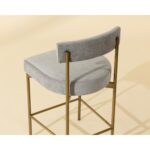 Seneca Counter Stool - Antique Brass - Polo Club Stone 112338 112338 SENECA COUNTER STOOL ANTIQUE BRASS POLO CLUB STONE 6