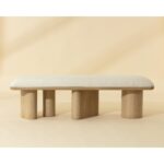 Hiro Bench - Light Oak - Geralt Linen 112354 112354 HIRO BENCH LIGHT OAK GERALT LINEN 1