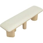 Hiro Bench - Light Oak - Geralt Linen 112354 112354 HIRO BENCH LIGHT OAK GERALT LINEN 22