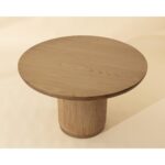 Kalla Dining Table - Round - Rustic Oak - 48" 112365 112365 KALLA DINING TABLE ROUND RUSTIC OAK 48 1