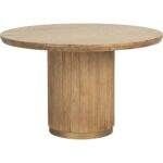 Kalla Dining Table - Round - Rustic Oak - 48" 112365 112365 KALLA DINING TABLE ROUND RUSTIC OAK 48 21