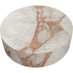 Laros Coffee Table - Round - Crema Breccia Marble 6 Laros Coffee Table - Round - Crema Breccia Marble - Image 3