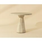 Kliff Bistro Table - Travertine Look - Natural 112371 112371 KLIFF BISTRO TABLE TRAVERTINE LOOK 34