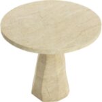 Kliff Bistro Table - Travertine Look - Natural 112371 112371 KLIFF BISTRO TABLE TRAVERTINE LOOK 34 22