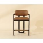 Madrone Counter Stool - Brown - Ludlow Sesame Leather 112384 112384 MADRONE COUNTER STOOL BROWN LUDLOW SESAME LEATHER 1