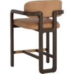 Madrone Counter Stool - Brown - Ludlow Sesame Leather 112384 112384 MADRONE COUNTER STOOL BROWN LUDLOW SESAME LEATHER 23
