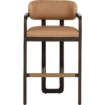 Madrone Barstool - Brown - Ludlow Sesame Leather 112385 112385 MADRONE BARSTOOL BROWN LUDLOW SESAME LEATHER 21