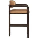 Madrone Barstool - Brown - Ludlow Sesame Leather 112385 112385 MADRONE BARSTOOL BROWN LUDLOW SESAME LEATHER 22