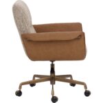 Lomax Office Chair - Holden Dusty Greige / Milliken Cognac 112386 112386 LOMAX OFFICE CHAIR DUSTY GREIGE MILLIKEN COGNAC 22
