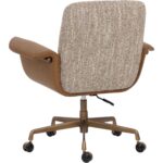Lomax Office Chair - Holden Dusty Greige / Milliken Cognac 112386 112386 LOMAX OFFICE CHAIR DUSTY GREIGE MILLIKEN COGNAC 23