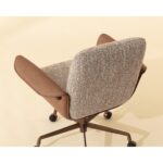 Lomax Office Chair - Holden Dusty Greige / Milliken Cognac 112386 112386 LOMAX OFFICE CHAIR DUSTY GREIGE MILLIKEN COGNAC 6