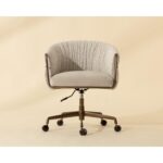 Olma Office Chair - Meg Taupe / Santa Cruz Oatmeal 112388 112388 OLMA OFFICE CHAIR SANTA CRUZ OATMEAL MEG TAUPE 1