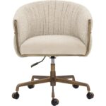 Olma Office Chair - Meg Taupe / Santa Cruz Oatmeal 112388 112388 OLMA OFFICE CHAIR SANTA CRUZ OATMEAL MEG TAUPE 21