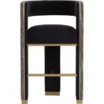 Adamina Barstool - Abbington Black / Hobbes Night 6 Adamina Barstool - Abbington Black / Hobbes Night - Image 2