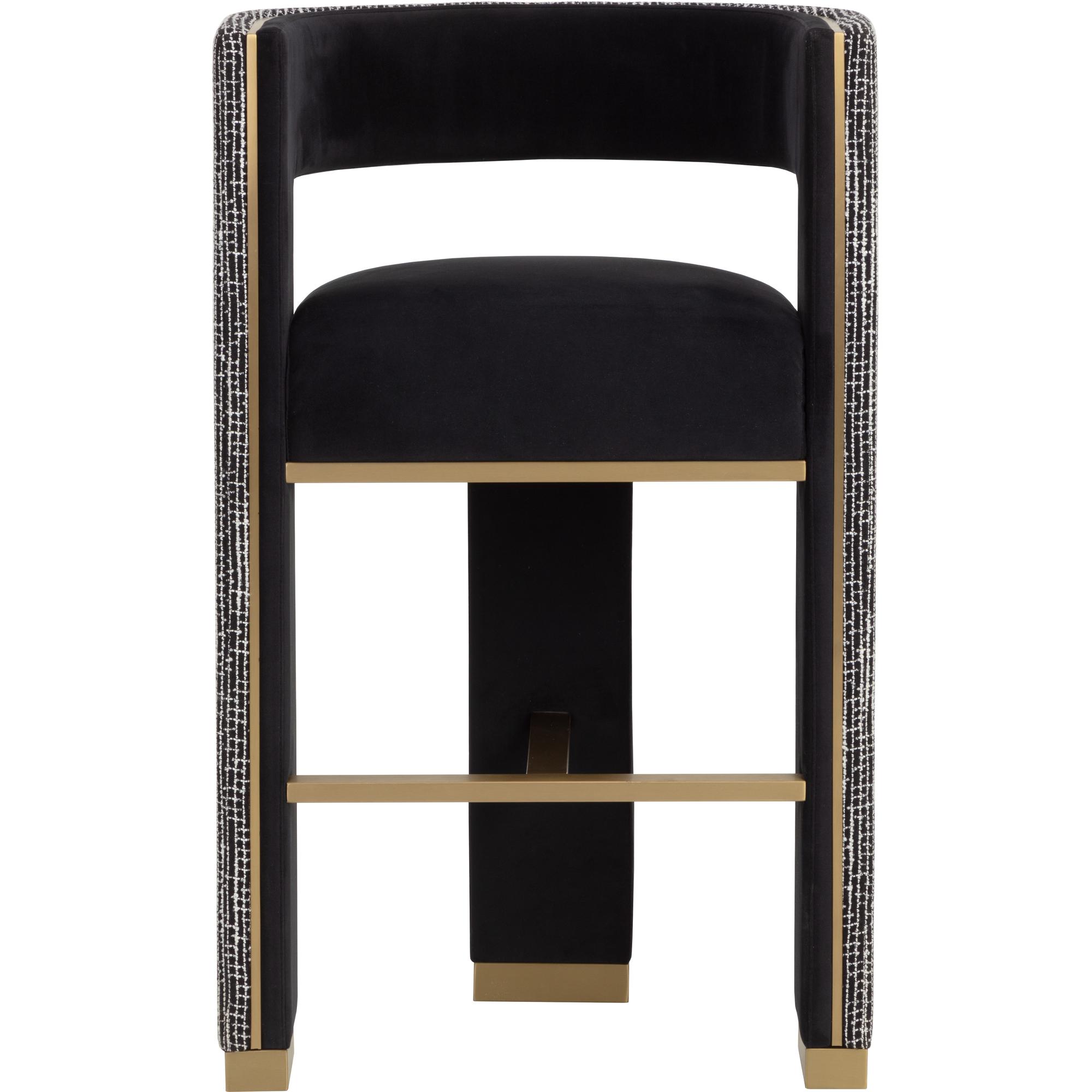 Adamina Barstool - Abbington Black / Hobbes Night 2 Adamina Barstool - Abbington Black / Hobbes Night - Image 2