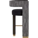 Adamina Barstool - Abbington Black / Hobbes Night 7 Adamina Barstool - Abbington Black / Hobbes Night - Image 3
