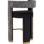 Adamina Barstool - Abbington Black / Hobbes Night 8 Adamina Barstool - Abbington Black / Hobbes Night - Image 4