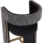 Adamina Barstool - Abbington Black / Hobbes Night 9 Adamina Barstool - Abbington Black / Hobbes Night - Image 5